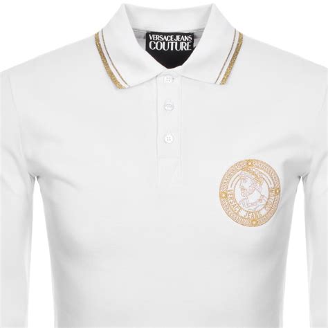 versace couture t shirt|Versace long sleeves polo shirts.